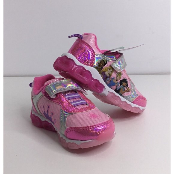 Disney Princess 7 Girl's Fashion Sneakers/Tennis Shoes Pink Size 7 New - Picture 1 of 5